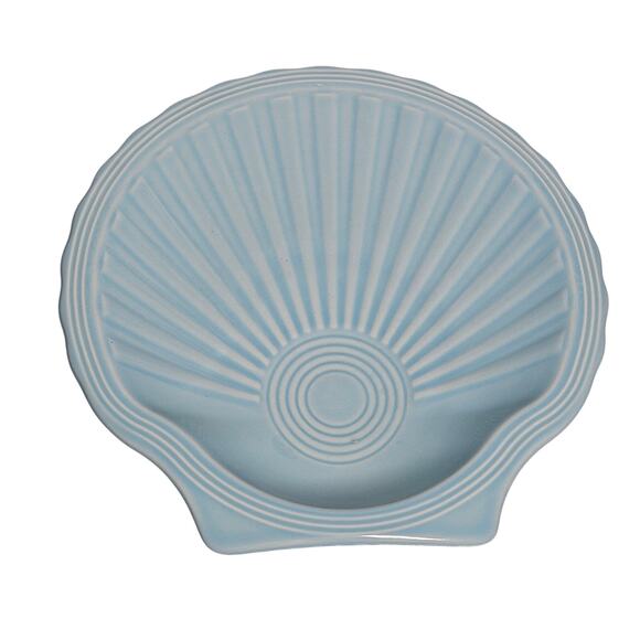 Fiesta Shell Shaped 8 1/4oz Plate Sky - Picture 1 of 2